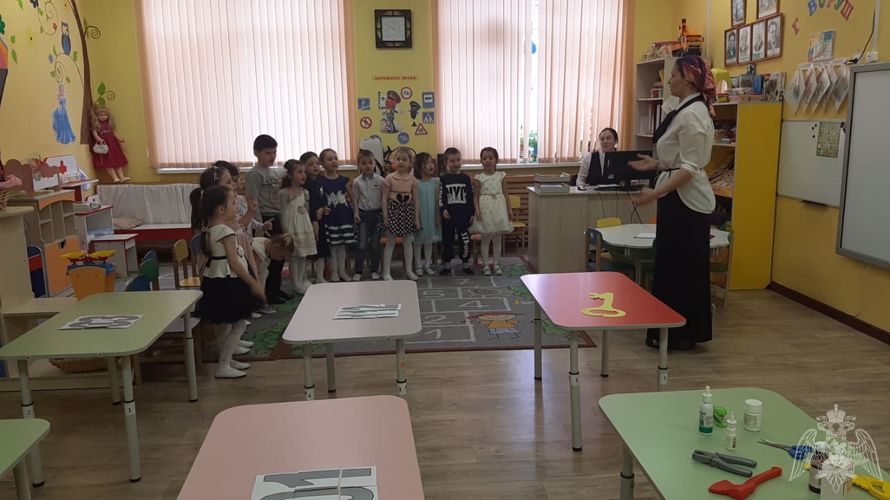 Открытое занятие в старшей группе "Ромашки"